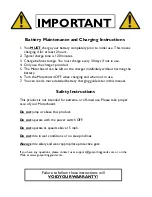 Preview for 2 page of Go Sporting Goods 2000X TranSporter Motorboard User Manual