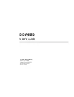 Go-Video DDV9550 User Manual preview