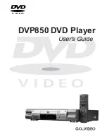 Go-Video DVP850 User Manual preview