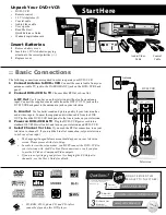 Go-Video DVR4400 Start Here предпросмотр