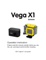 Preview for 1 page of GO4 Vega X1 Extreme Operation Instruction Manual