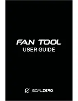 GOAL ZERO Fan Tool User Manual предпросмотр