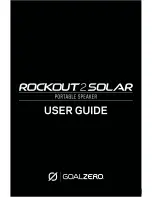 GOAL ZERO Rockout 2 Solar User Manual preview