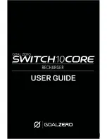 Preview for 1 page of GOAL ZERO switch 10 core User Manual