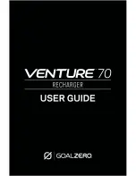 GOAL ZERO VENTURE 70 User Manual preview