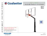 Preview for 1 page of Goalsetter Systems Escalade Sports RK060 Assembly Instructions Manual