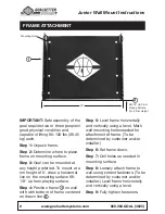 Preview for 8 page of Goalsetter Systems GS Wall Mount Installation & Owner'S Instructions