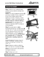 Preview for 9 page of Goalsetter Systems GS Wall Mount Installation & Owner'S Instructions