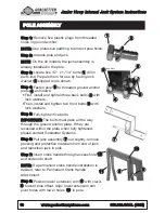 Preview for 10 page of Goalsetter Systems Junior Hoop Installation & Owner'S Instructions