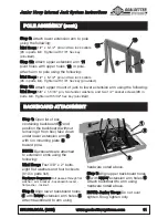 Preview for 11 page of Goalsetter Systems Junior Hoop Installation & Owner'S Instructions