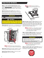 Preview for 4 page of Goalsetter Systems X448 Installation And Owner'S Instructions