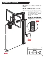 Preview for 11 page of Goalsetter Systems X448 Installation And Owner'S Instructions