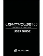 Goalzero Lighthouse 400 User Manual preview