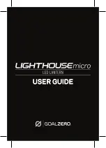 Goalzero Lighthouse Micro User Manual preview