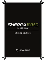 Goalzero Sherpa 100AC User Manual предпросмотр