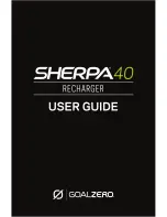 Goalzero Sherpa 40 User Manual предпросмотр