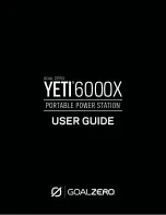 Предварительный просмотр 1 страницы Goalzero Yeti 6000X User Manual