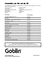 Предварительный просмотр 12 страницы Goblin IB70210 Instruction Manual