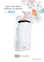 Предварительный просмотр 1 страницы Goclever Cristal air pro HCLEANP Quick Start Quide