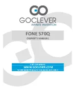 Предварительный просмотр 1 страницы Goclever FONE 570Q Owner'S Manual