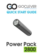 Goclever Power Pack 2800 Quick Start Manual предпросмотр