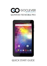 Goclever QUANTUM 700 MOBILE PRO Quick Start Manual preview