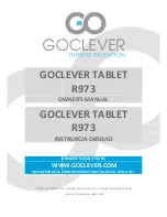 Preview for 1 page of Goclever R973 Owner'S Manual