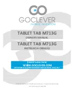 Preview for 1 page of Goclever TAB M713G Owner'S Manual