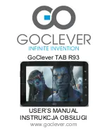 Preview for 1 page of Goclever TAB R93 User Manual