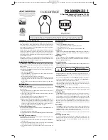 Preview for 1 page of Gocontrol PD300EMZ5-1 Manual