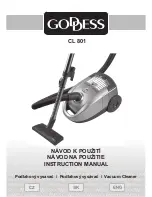 Goddess CL 801 Instruction Manual preview