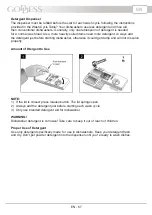 Preview for 67 page of Goddess DFB 946 MW8 Instruction Manual