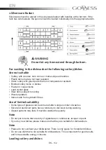 Preview for 112 page of Goddess DTC656MW8F Instruction Manual