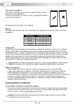 Предварительный просмотр 20 страницы Goddess FSB 085 TW8 Instruction Manual