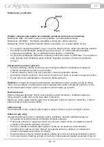 Предварительный просмотр 21 страницы Goddess FSB 085 TW8 Instruction Manual