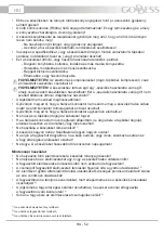 Предварительный просмотр 52 страницы Goddess FSB 085 TW8 Instruction Manual