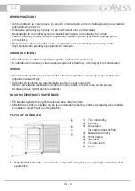 Предварительный просмотр 4 страницы Goddess FSC 084 TW8S Instruction Manual