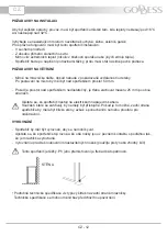 Предварительный просмотр 12 страницы Goddess FSC 084 TW8S Instruction Manual