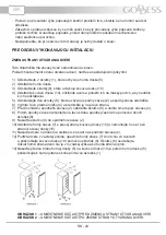 Предварительный просмотр 24 страницы Goddess FSC 084 TW8S Instruction Manual