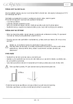 Предварительный просмотр 13 страницы Goddess FSC0143TW8 Instruction Manual