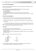 Предварительный просмотр 41 страницы Goddess FSC0143TW8 Instruction Manual