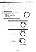 Предварительный просмотр 54 страницы Goddess FSD 0142 TW8AF Instruction Manual