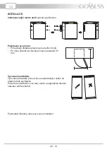 Предварительный просмотр 10 страницы Goddess FSD 2170 TW8 Instruction Manual