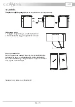 Предварительный просмотр 75 страницы Goddess FSD 2170 TW8 Instruction Manual