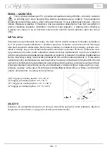 Предварительный просмотр 11 страницы Goddess FTC0150WW8 Instruction Manual