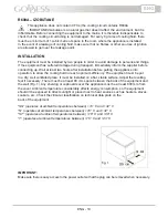 Предварительный просмотр 19 страницы Goddess FTD0151WW8 Instruction Manual