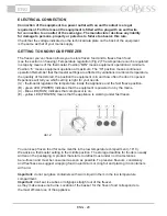 Предварительный просмотр 20 страницы Goddess FTD0151WW8 Instruction Manual