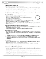 Предварительный просмотр 18 страницы Goddess FTE 0100 WW8 Instruction Manual