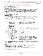 Preview for 22 page of Goddess RCC 0180 GS9 Instruction Manual