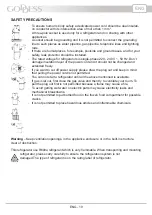 Предварительный просмотр 19 страницы Goddess RCC0144GS8 Instruction Manual